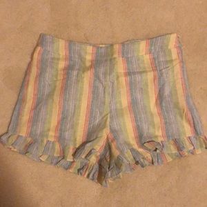 Rainbow Flowy Shorts